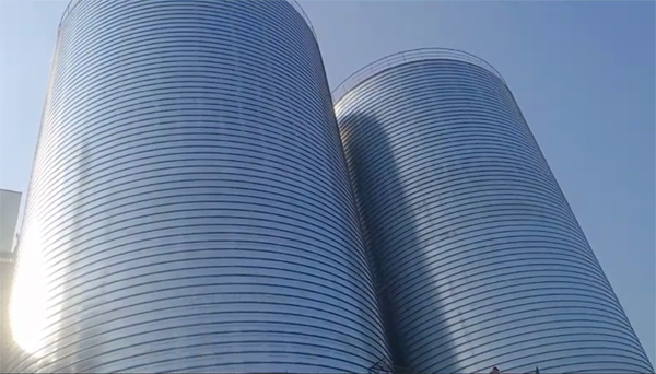 图木舒克2座混凝土高架卷板仓